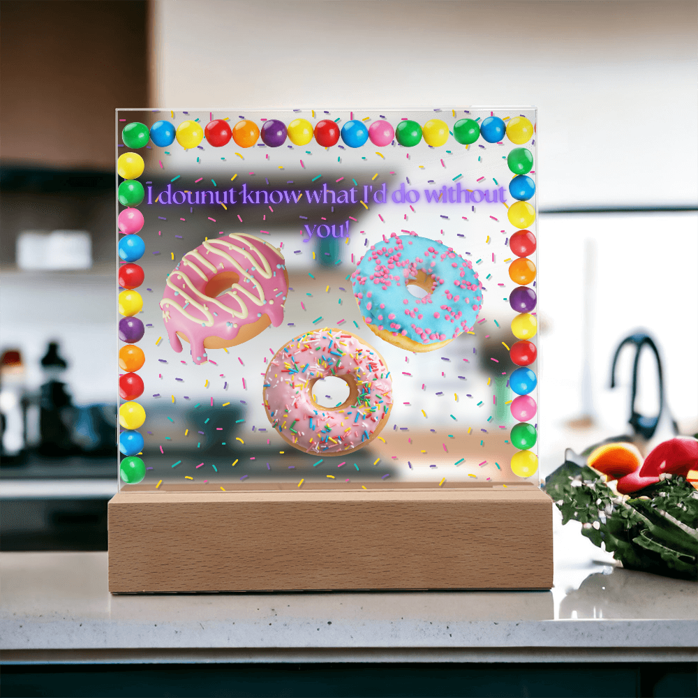 Sweet Treat Acrylic Square Plaque