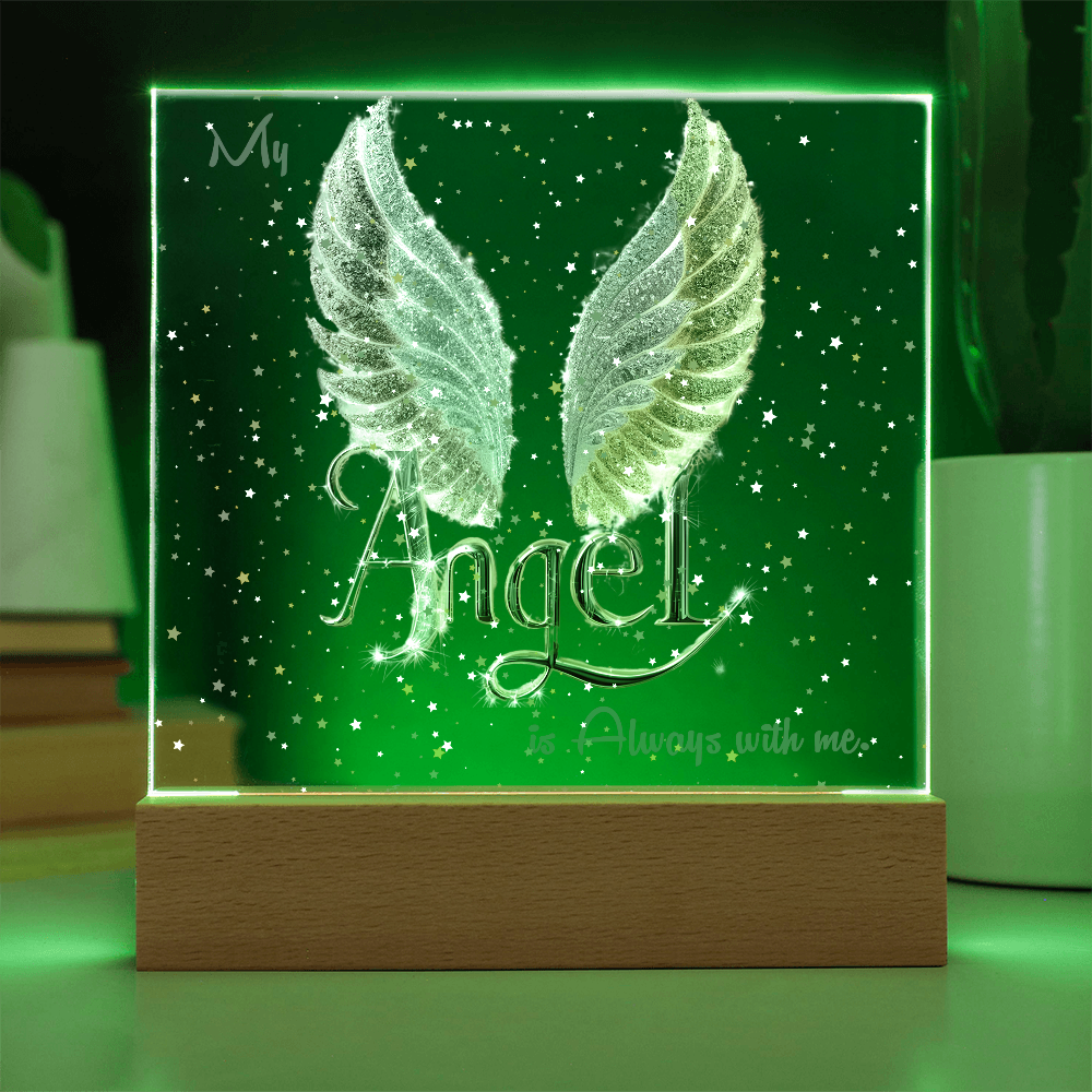 My Angel Acrylic Square Plaque