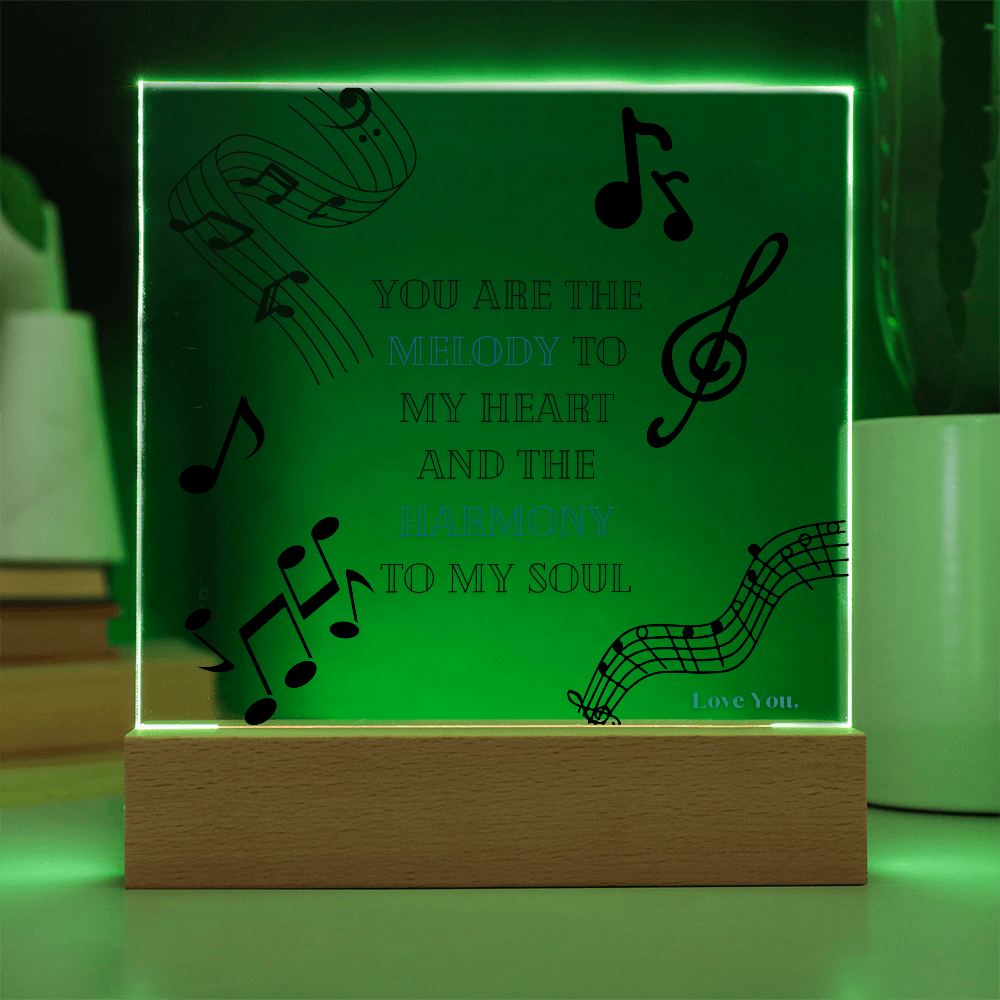 Music Notes~ Acrylic Plaque