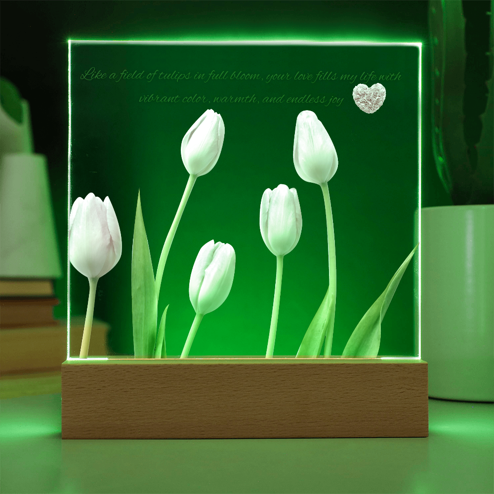 Tulips Acrylic Plaque