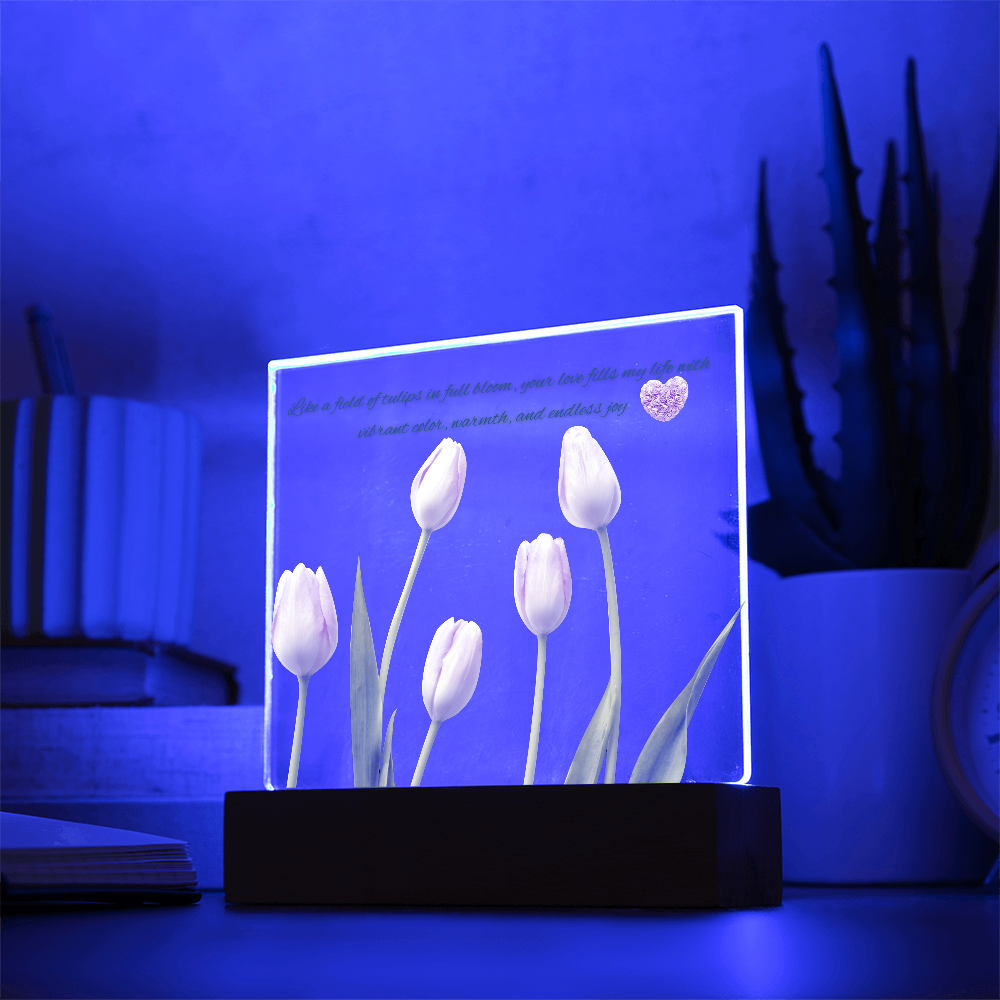 Tulips Acrylic Plaque