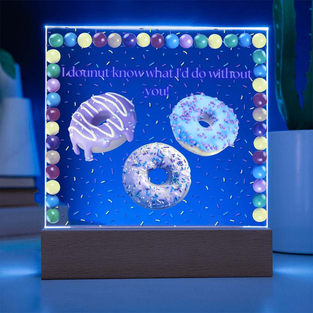 Sweet Treat Acrylic Square Plaque