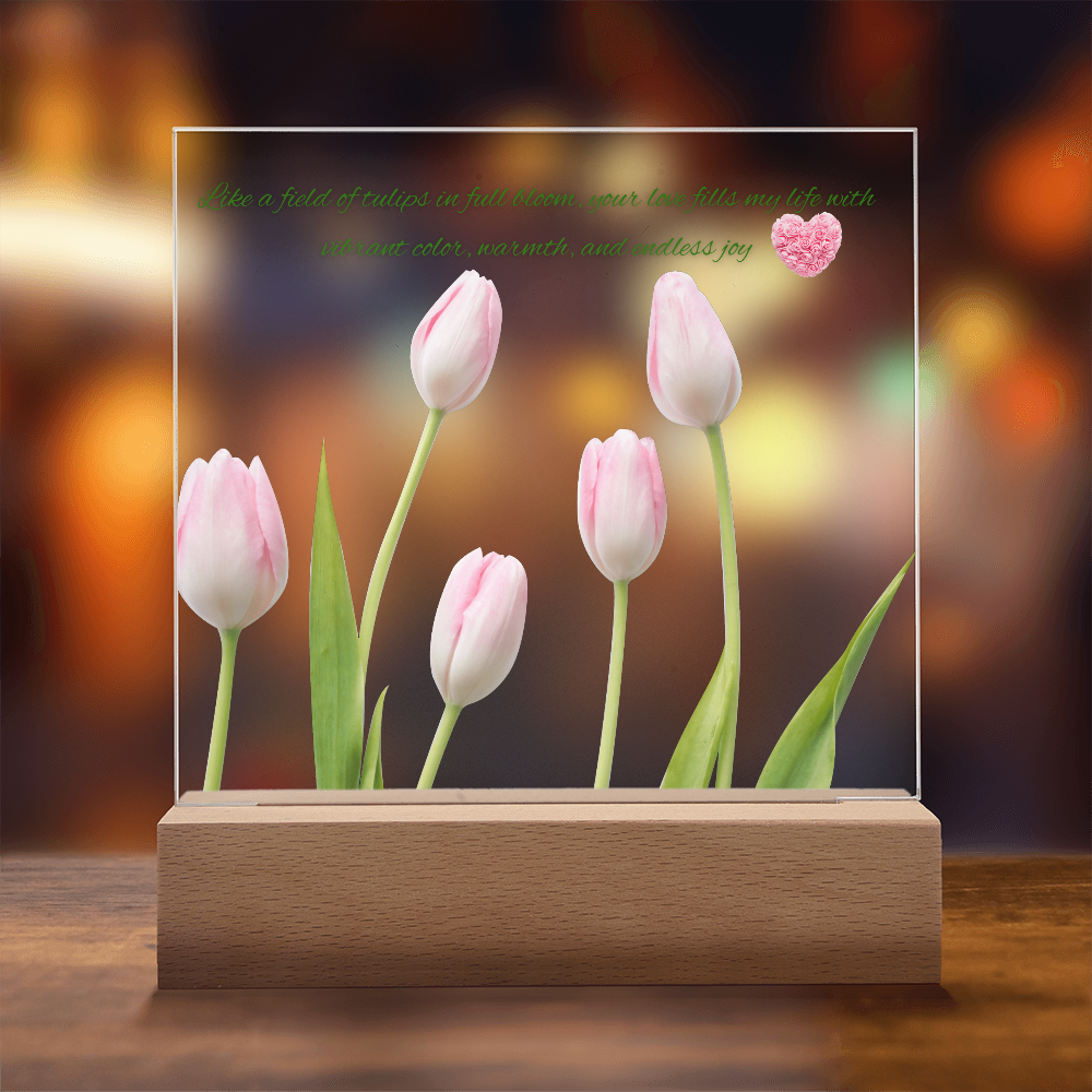 Tulips Acrylic Plaque