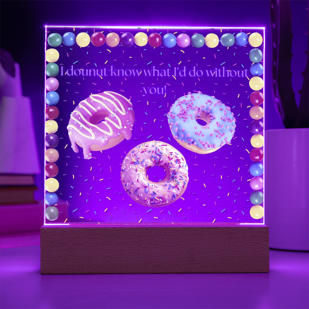 Sweet Treat Acrylic Square Plaque