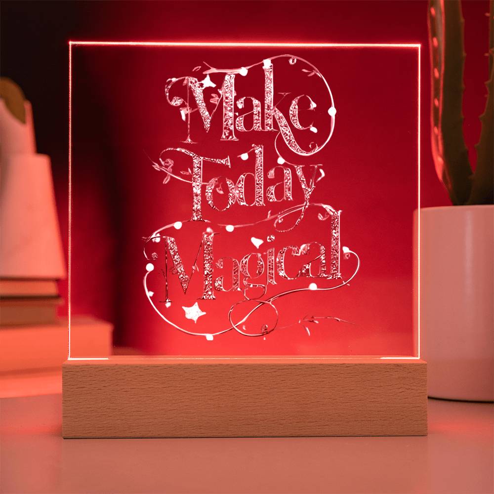 Magical Acylic Plaque Square