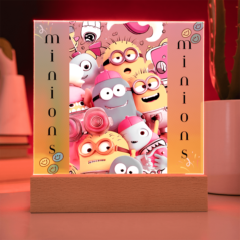 Minions Acrylic Square Plaque