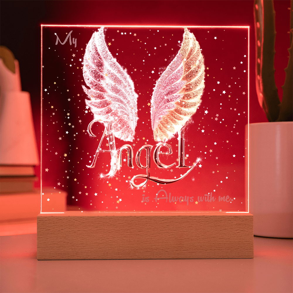 My Angel Acrylic Square Plaque