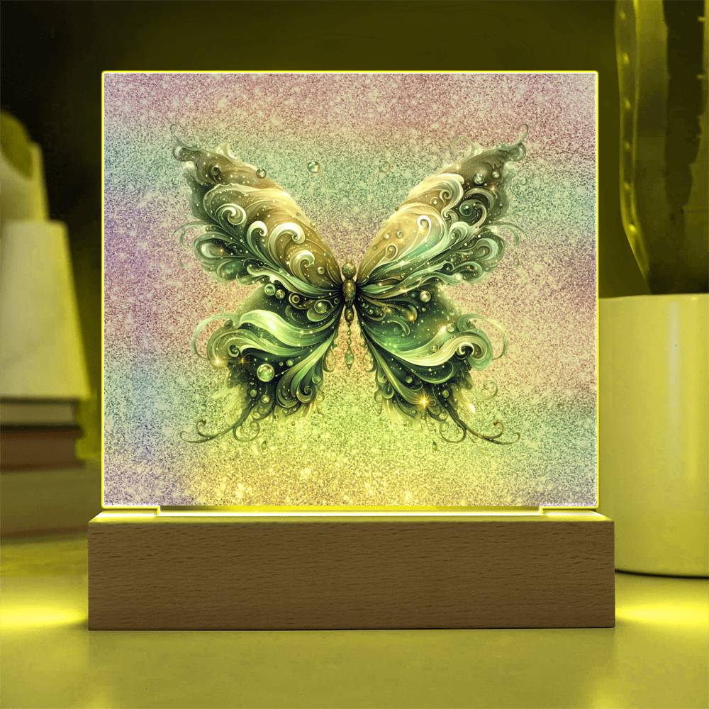 Butterfly Acylic Plaque