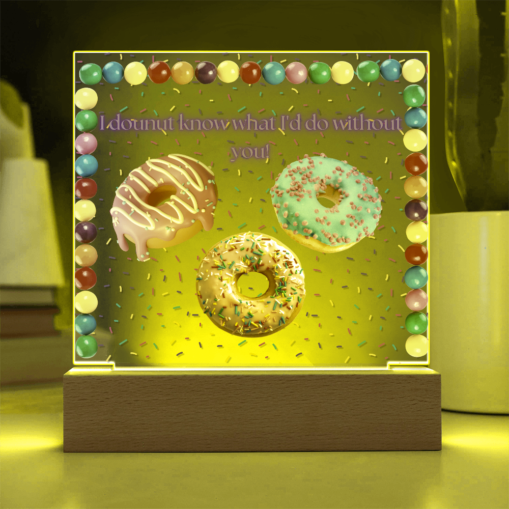 Sweet Treat Acrylic Square Plaque