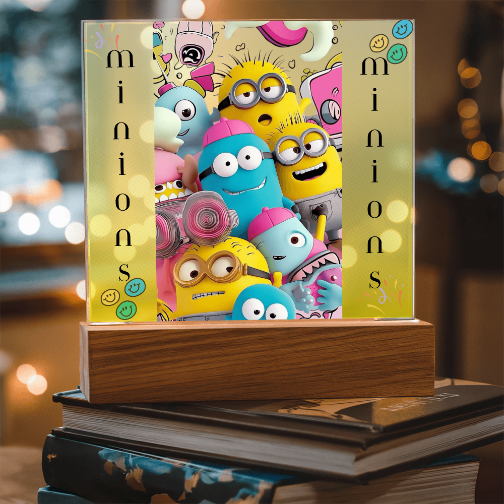 Minions Acrylic Square Plaque