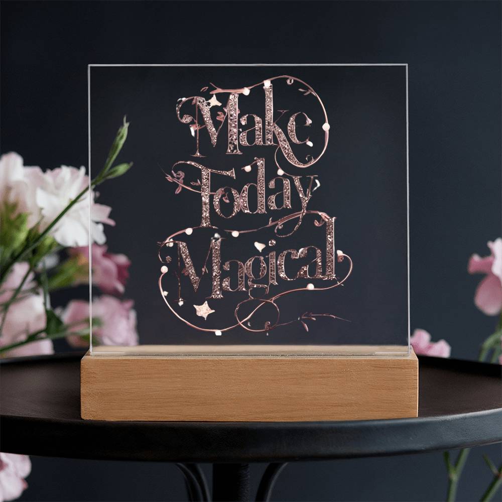 Magical Acylic Plaque Square