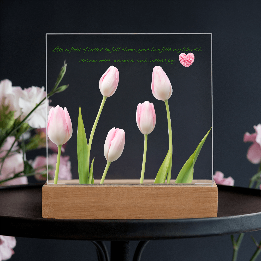 Tulips Acrylic Plaque