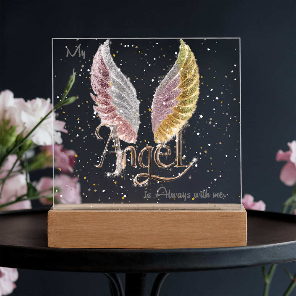 My Angel Acrylic Square Plaque